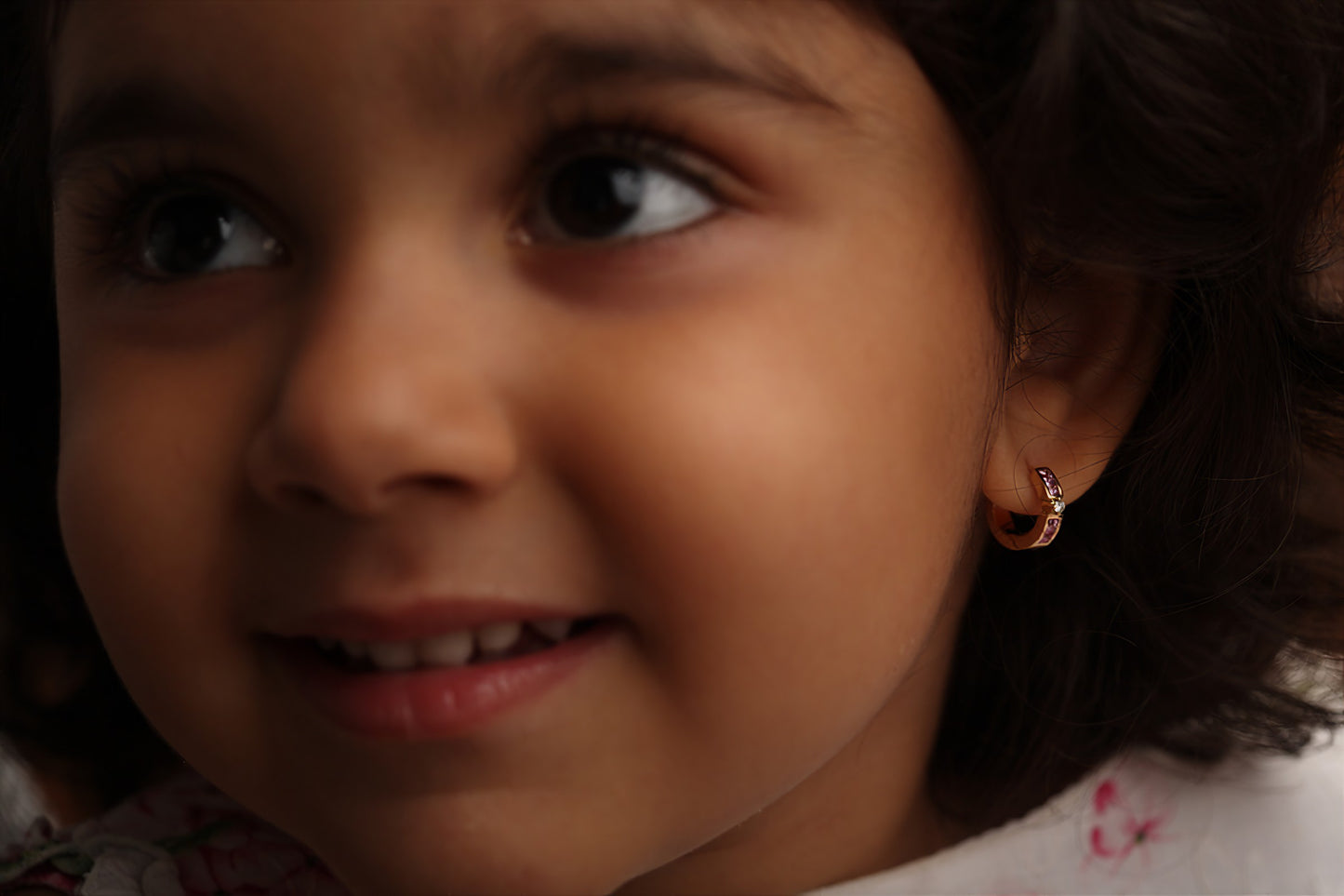 The Babyrasa Vasanta Gold, Diamond and Pink Sapphire Bali by Rasvihar