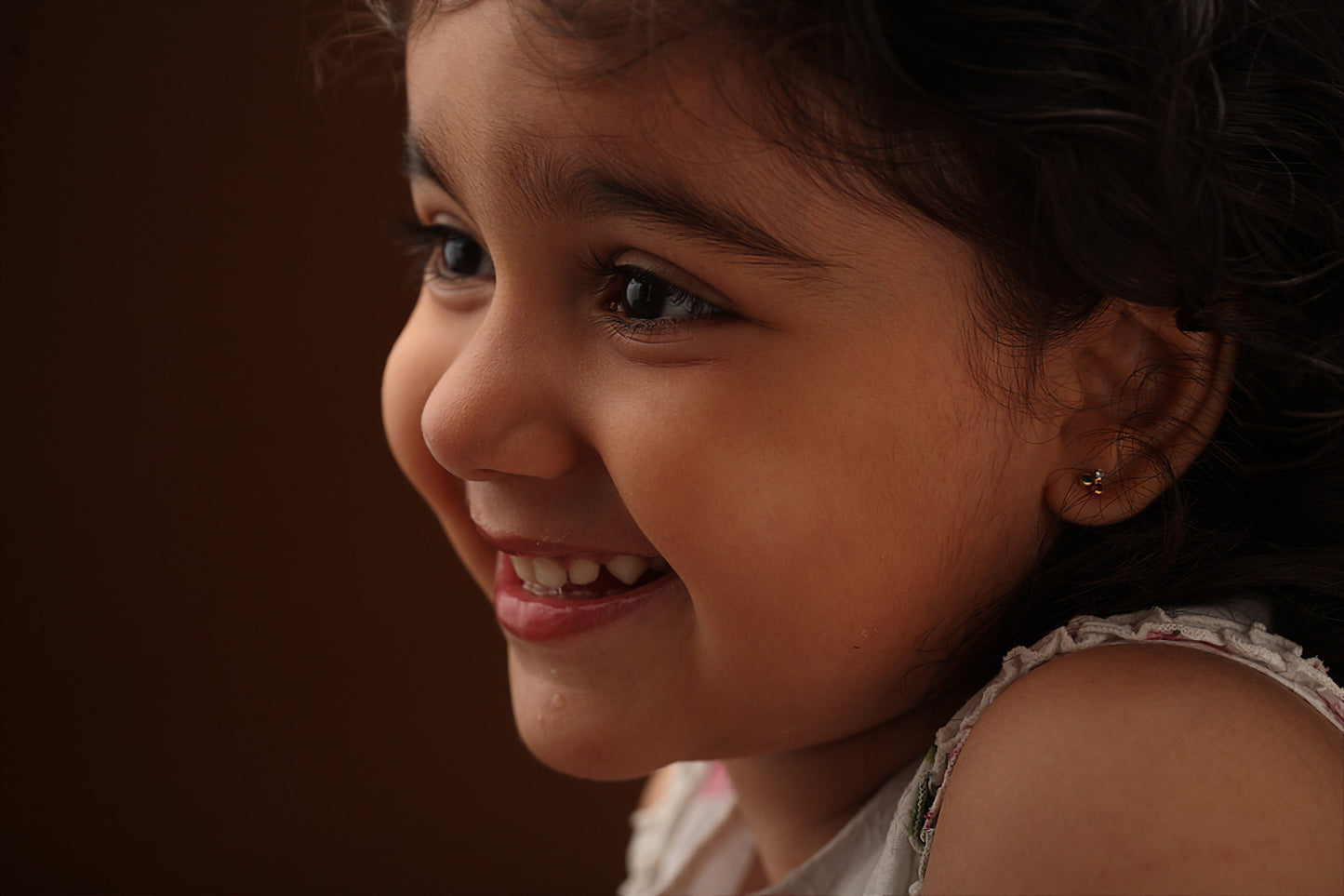 The Babyrasa Alena Floral Gold, Diamond, Emerald and Ruby Ear Studs by Rasvihar