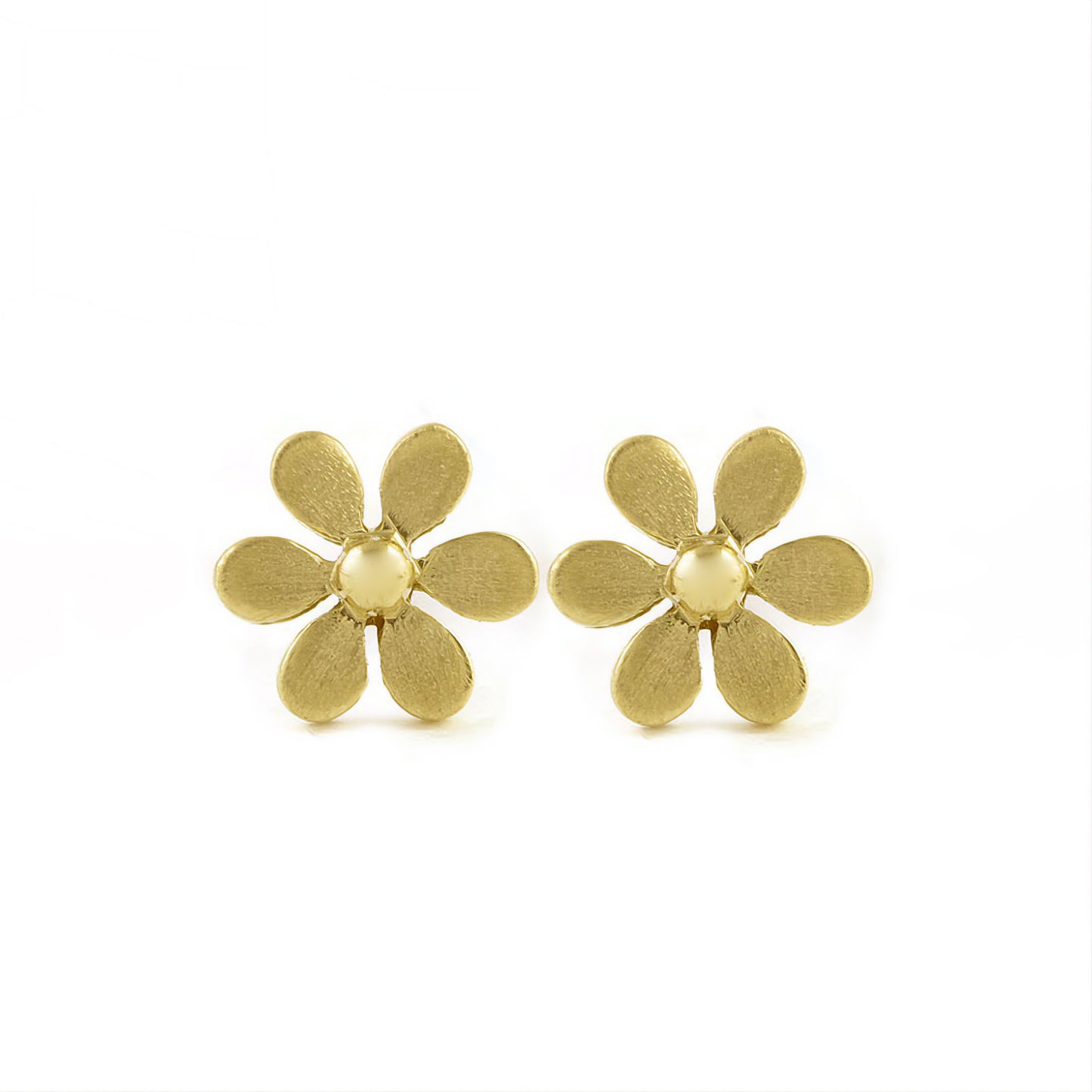 The Babyrasa Nandini Floral Gold Ear Studs by Rasvihar