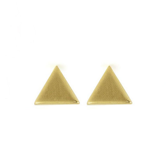 The Babyrasa Vardhini Geometric Gold Ear Studs by Rasvihar