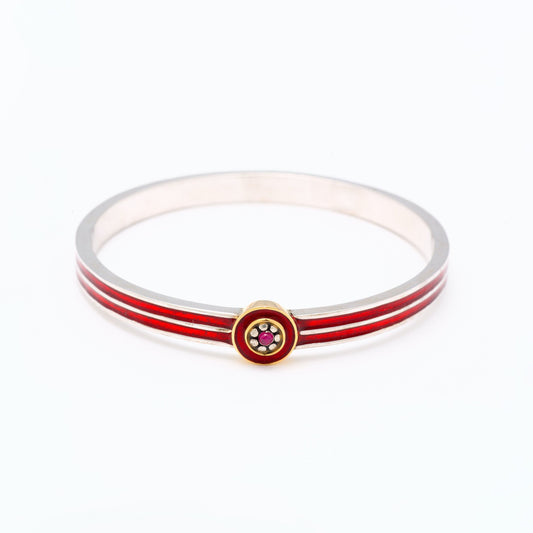 The Kiravani SiGo Silver Gold Bangle by Rasvihar