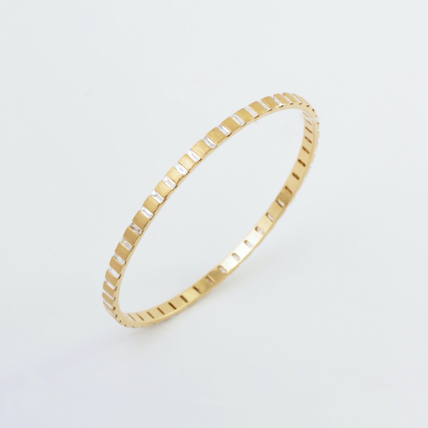 The Vidya Gold and Diamond Bangle by Rasvihar