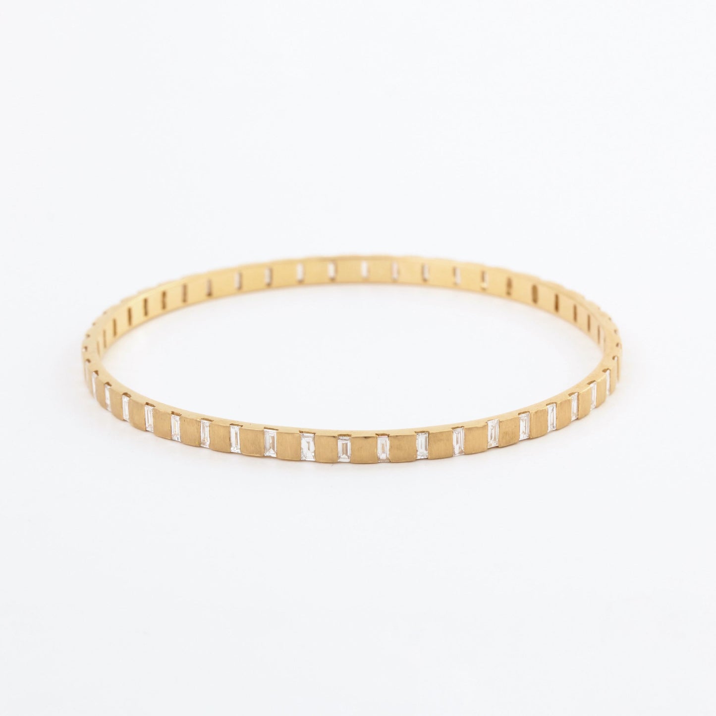 The Vidya Gold and Diamond Bangle by Rasvihar