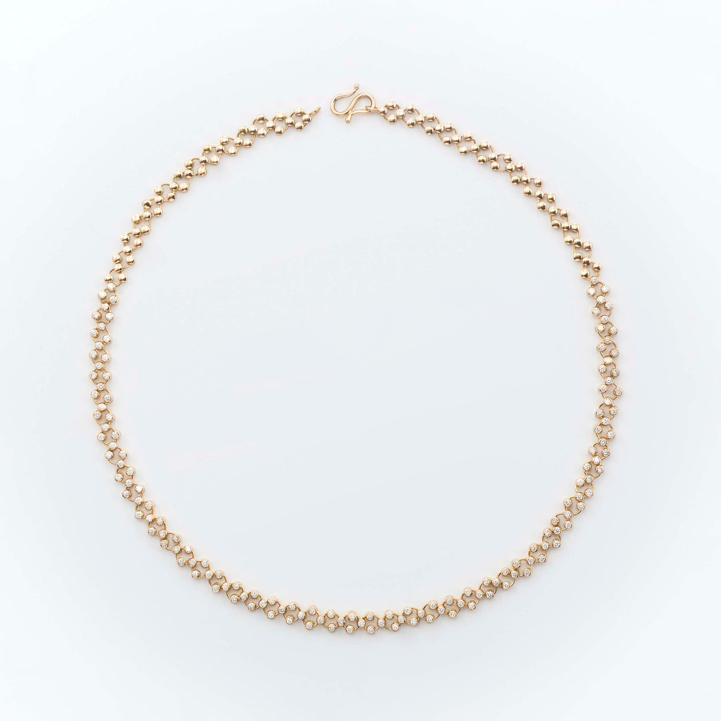 The Niveditha Gold and Diamond Necklace by Rasvihar
