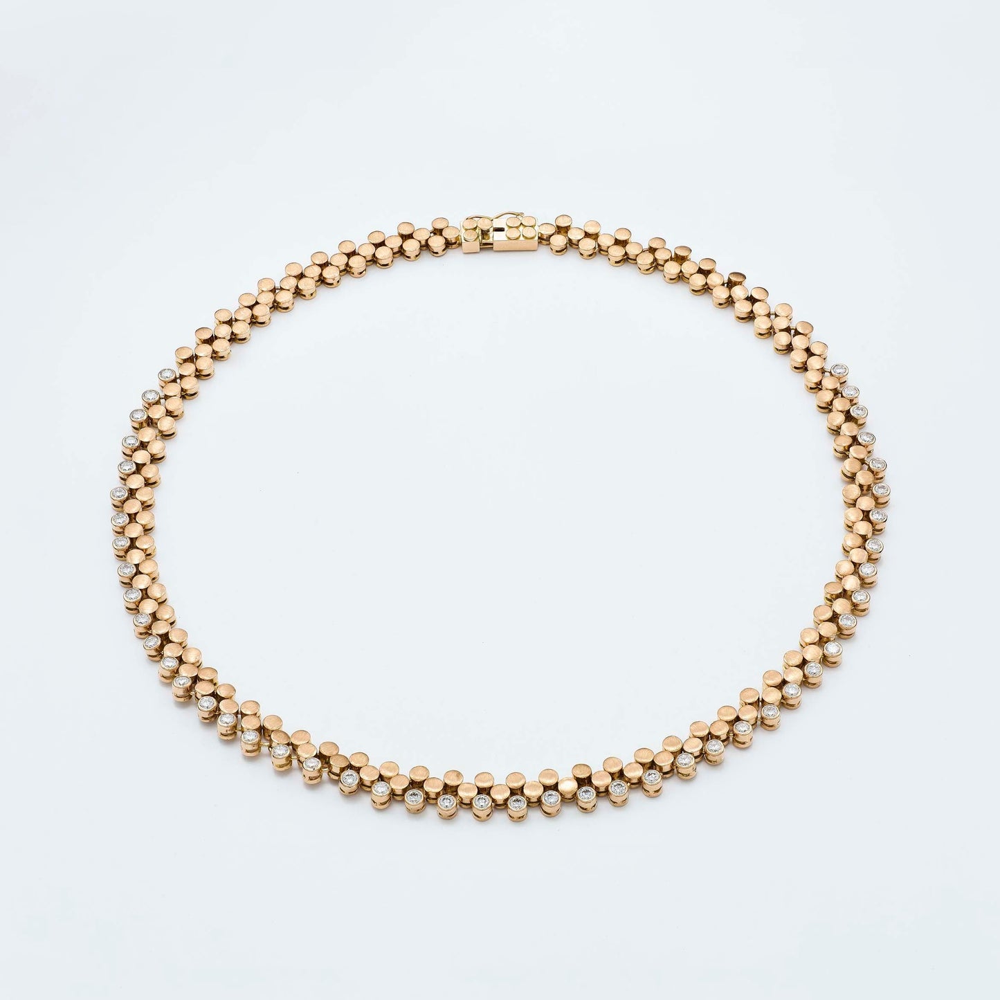 The Bhargavi Gold and Diamond Necklace by Rasvihar