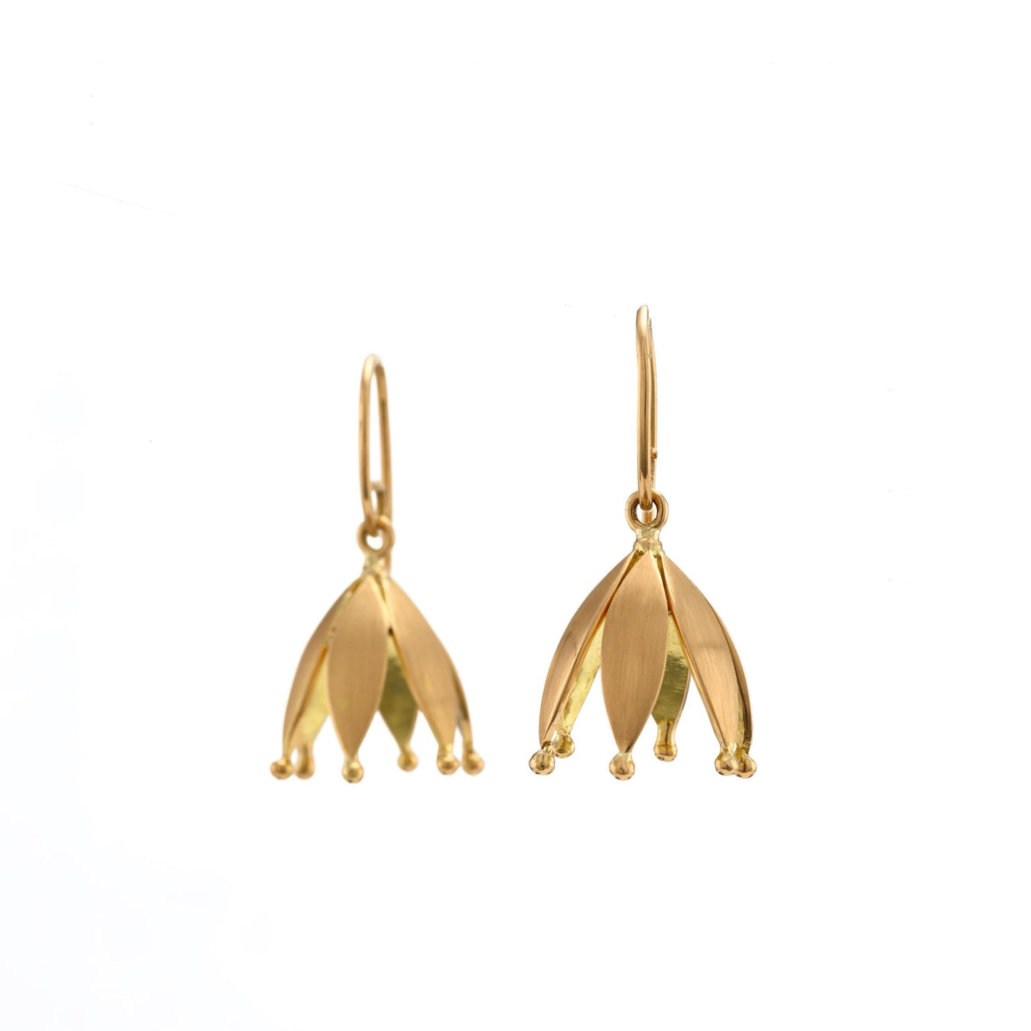 The Meena Gold Jhumka by Rasvihar