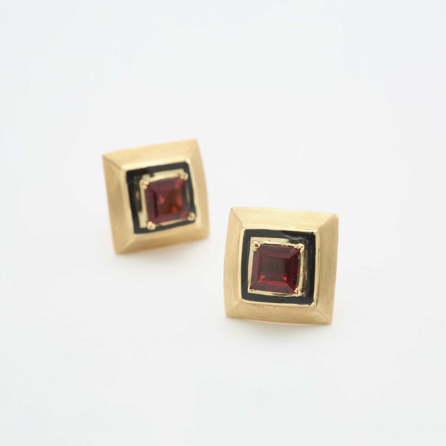 The Suruchi Gold and Peridot Ear Studs by Rasvihar