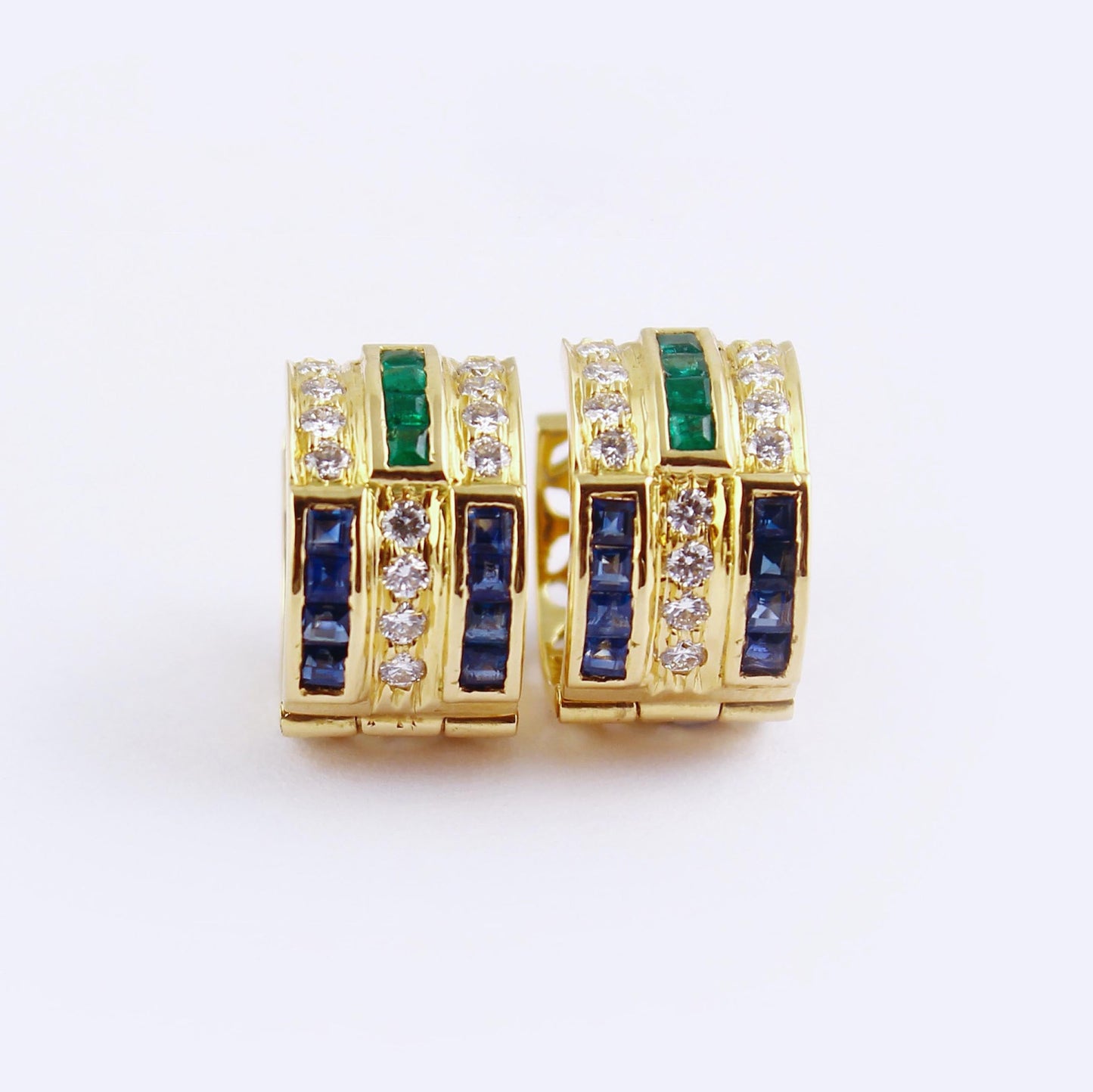 The Ira Gold, Emerald, Blue Sapphire and Diamond Bali by Rasvihar