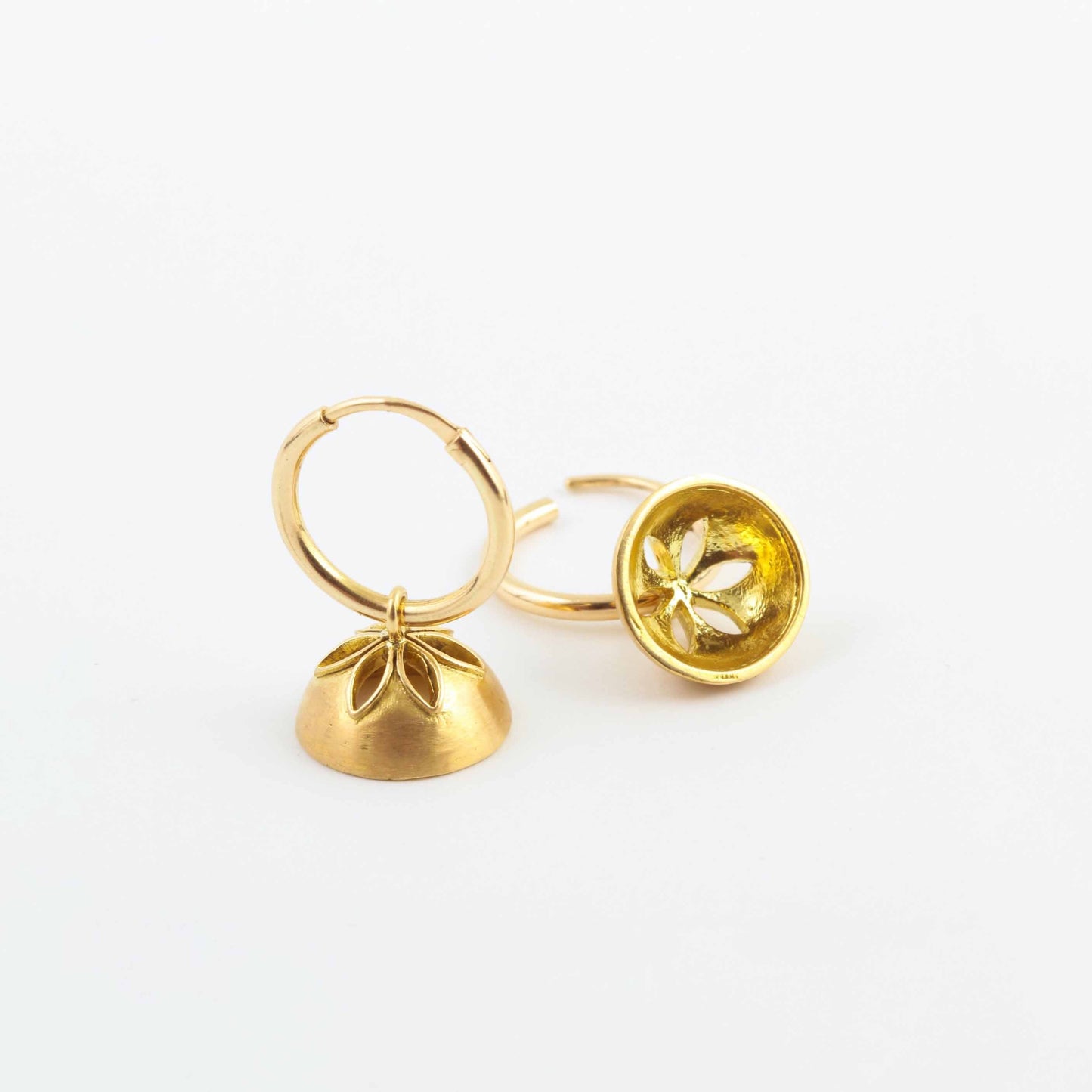 The Jayashri Gold Jhumka by Rasvihar