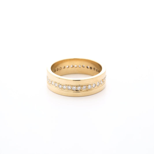 The Neela Gold and Diamond Ring by Rasvihar