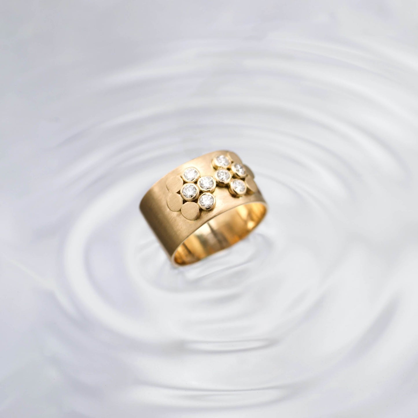 The Surekha Primulus Series Gold and Diamond Ring by Rasvihar