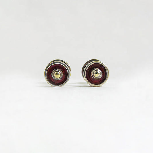 The Babyrasa Lali SiGo Silver Gold Ear Studs by Rasvihar