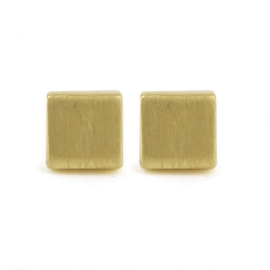 The Babyrasa Vamshi Geometric Gold Ear Studs by Rasvihar