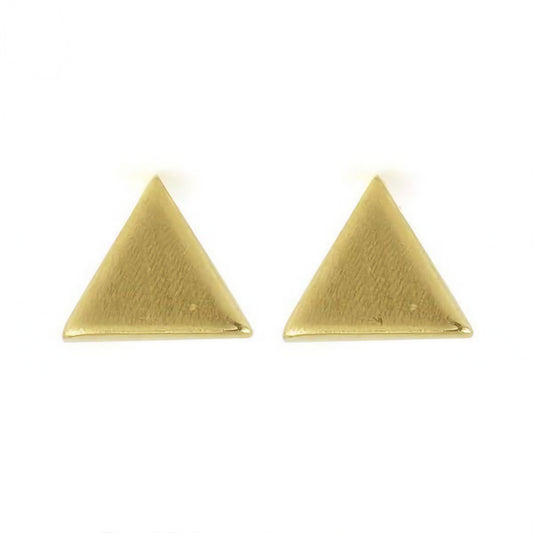 The Babyrasa Vardhini Geometric Gold Ear Studs by Rasvihar