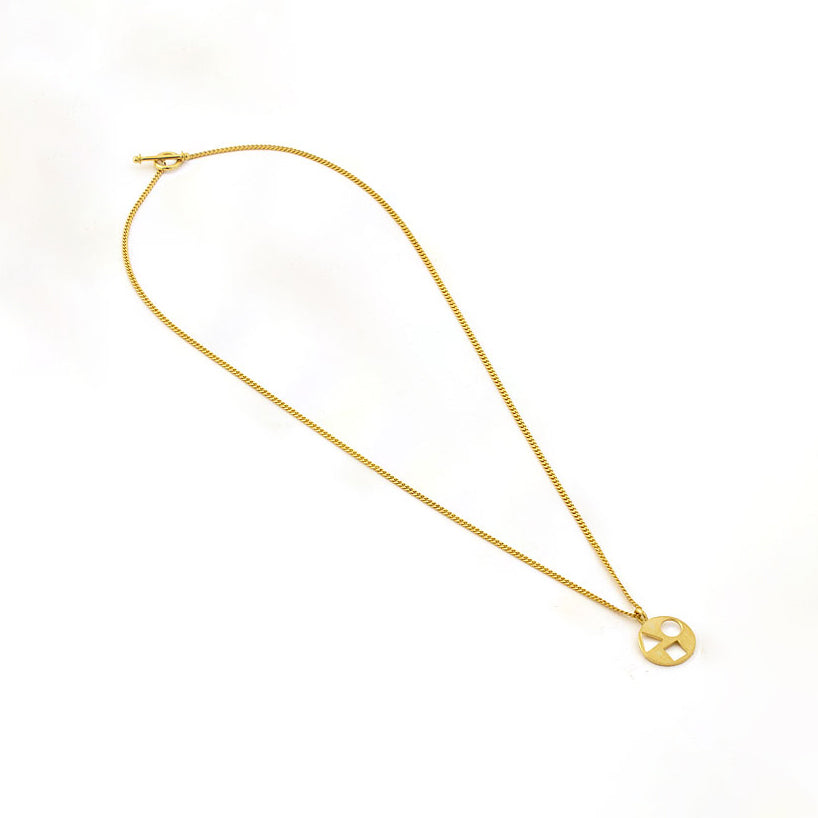 The Babyrasa Namya Geometric Gold Chain by Rasvihar