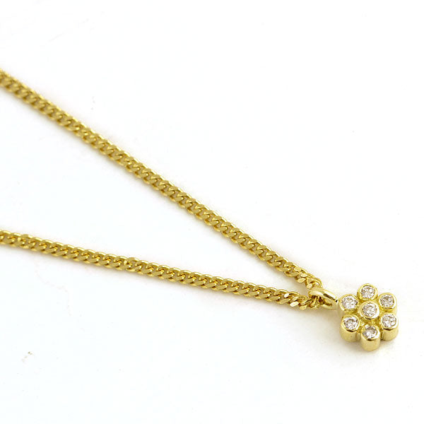The Babyrasa Saira Floral Gold and Diamond Pendant by Rasvihar