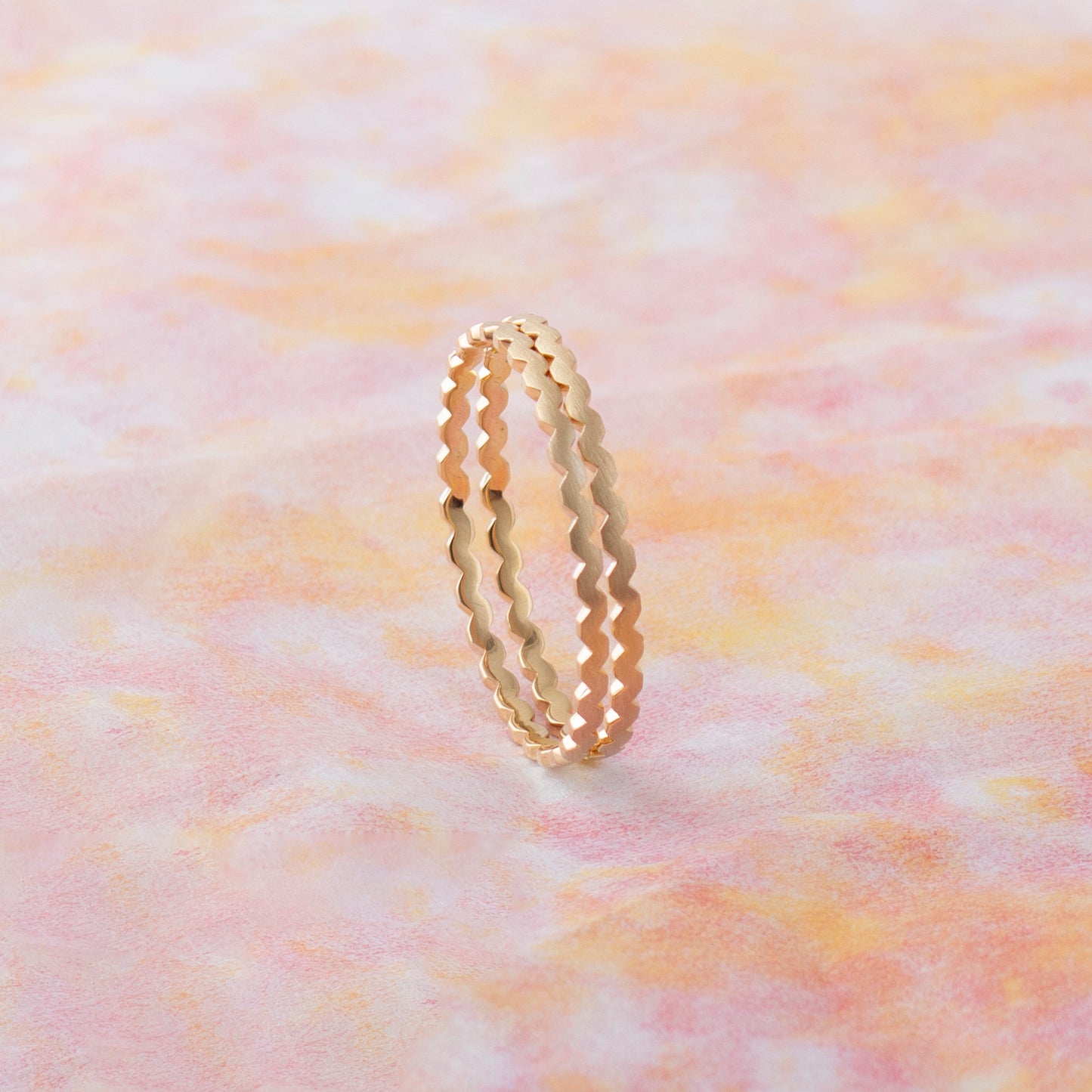 The Babyrasa Avni Geometric Gold Bangle by Rasvihar