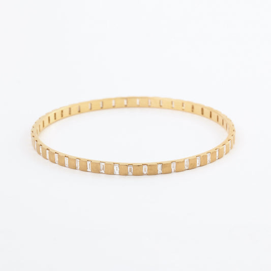 The Vidya Gold and Diamond Bangle by Rasvihar