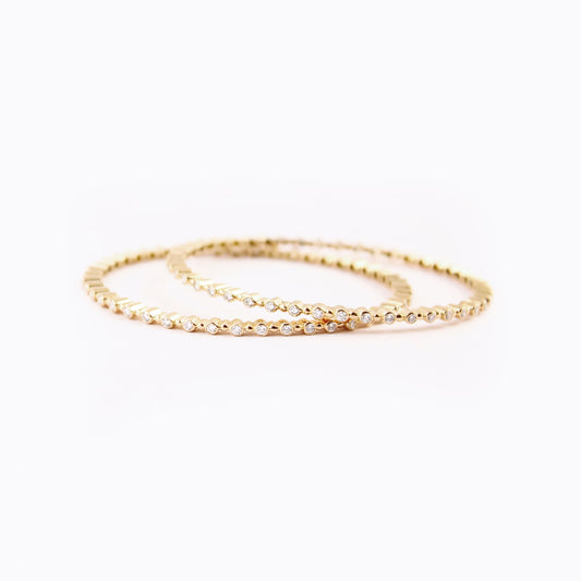 The Sumanya Gold and Diamond Bangle by Rasvihar