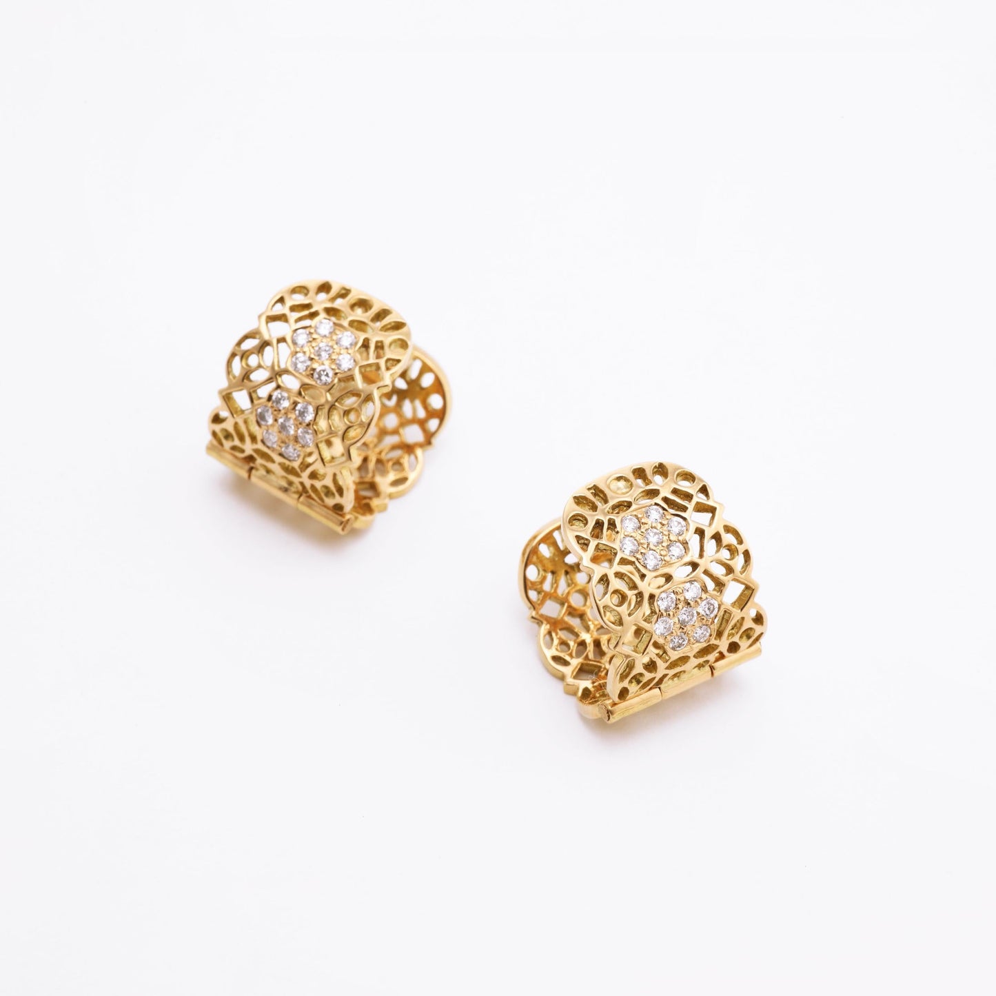 The Asha Lace Series Gold and Diamond Bali by Rasvihar