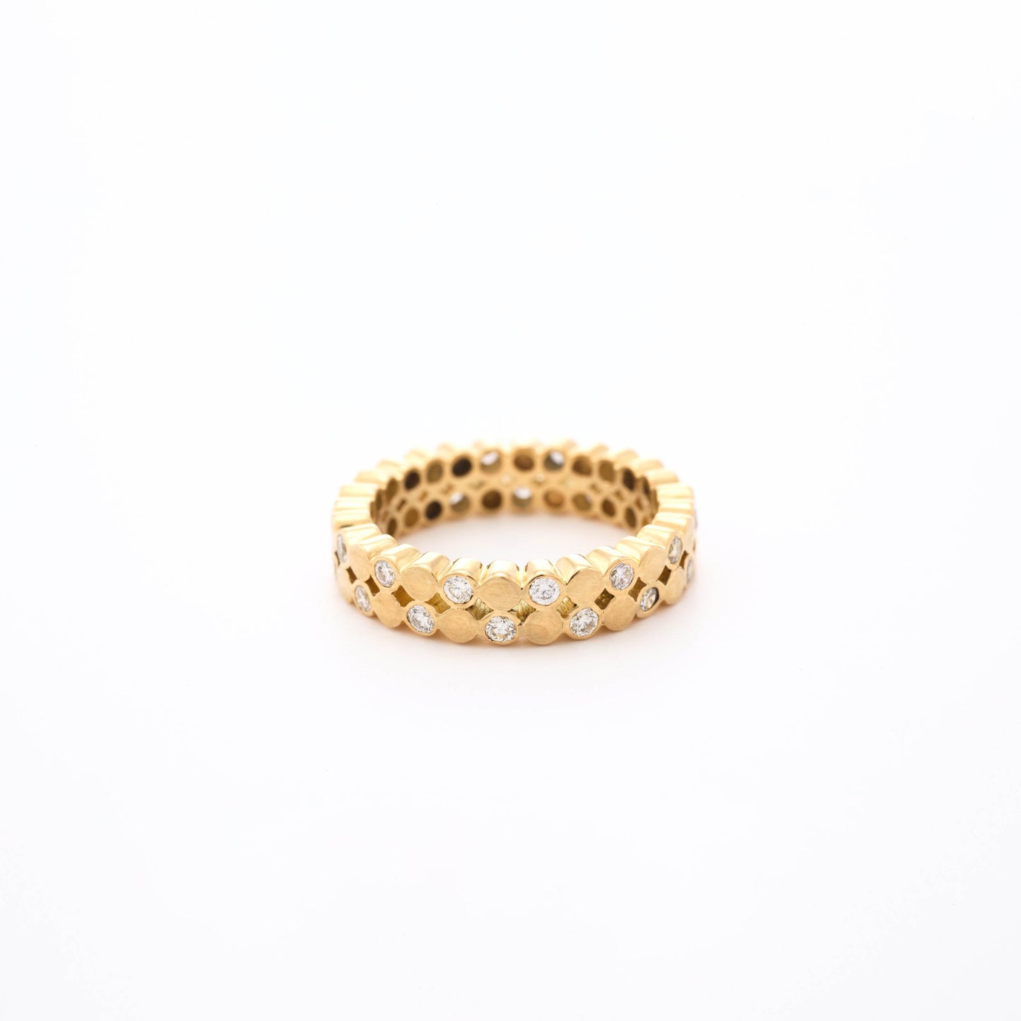 The Riya Chhaya Series Gold and Diamond Ring by Rasvihar